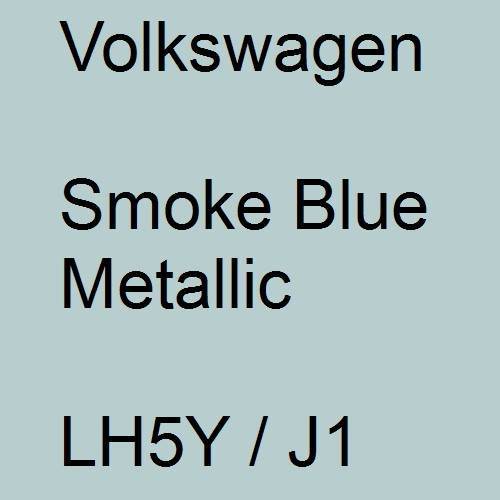 Volkswagen, Smoke Blue Metallic, LH5Y / J1.